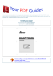 Operating instructions EWAVE EW6F6W