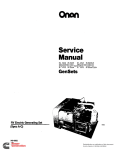 Onan NHE-NHEL Genset Service Manual