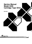 Service Manual Model 6400 Cardridge Tape Drive