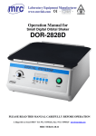 DOR-2828D Operation Manual