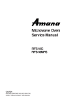 Microwave Oven Service Manual