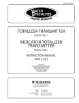 TOTALIZER-TRANSMITTER INDICATOR-TOTALIZER