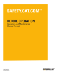 BEFORE OPERATION - Safety