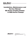 Installation, Maintenance and Service Manual SQ Series Forging
