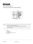 TP 3.0, WP 2.0, WP 3.0 Trash Pump & Water Pump Service Manual