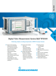 Digital Video Measurement System ¸DVM 400