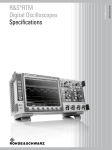 Rohde & Schwarz RTM Data Sheet - AV