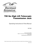 700 lbs High Lift Telescopic Transmission Jack