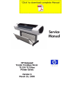 HP Designjet T1100/T1100ps/T610 - service-repair
