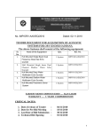 No. IMP/ORV-AAS/EQ/2010 Dated: 02.11.2010 TENDER