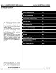 2001 FORESTER SERVICE MANUAL QUICK REFERENCE INDEX