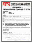 Installation Instructions & Parts Diagram