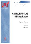 ASTRONAUT A3 Milking Robot Operator Manual