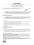 hp StorageWorks director 2/64 torque tool caution flyer