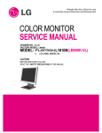 COLOR MONITOR SERVICE MANUAL - Wiki Karat