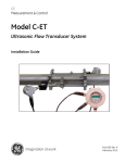 GE Panametrics C-ET Liquid Clamp-On Transducers