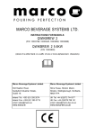 installation manual - Marco Beverage Systems
