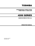 TOSHIBA 4200 SERIES - ElectricalManuals.net