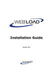 WebLOAD Installation Guide