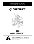 Greenlee 853 Electric Bender - Cobb Rental Service, Supplying