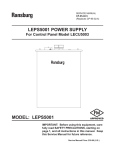 LEPS5001 Power Supply (Serv. Man. CP-95-02.5)