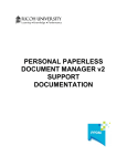 PERSONAL PAPERLESS DOCUMENT MANAGER v2