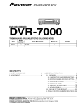 DVD RECORDER CONTENTS