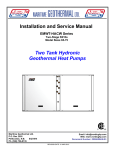 EMWT HACW Manual - Nordic Geothermal Heat Pump