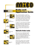 Brake Lock Application Guide 2005