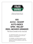 605 ACCU - SHARP AUTO-INDEX SPIN / RELIEF