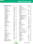 Vehicle System Tools