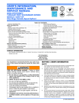 user`s information, maintenance and service manual