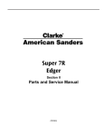 Clarke S7 Edger Parts Diagram PDF