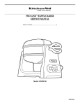 PRO LINE™ WAFFLE BAKER SERVICE MANUAL