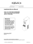 Installation/Service Manual