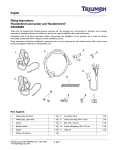 English Fitting Instructions: Thunderbird Commander and