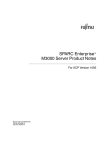 SPARC Enterprise M3000 Server Product Notes For XCP