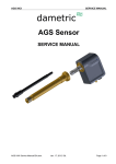 AGS Sensor SERVICE MANUAL