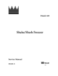 Shake/Slush Freezer