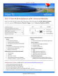 DC3 5-Port HUB Installation with UM05 (DRC 305-A)