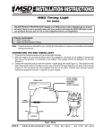 MSD Timing Light