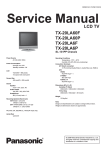 LCD TV TX-20LA60F TX-20LA60P TX-20LA6F TX-20LA6P