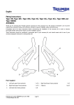 English Fitting Instructions: Tiger XR, Tiger XRT, Tiger XRX, Tiger