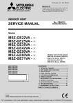 service manual msz-ge22va - e1 msz-ge25va - e1 msz-ge35va