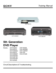 Sony 5th gen. DVD players - training manual - Wiki Karat