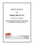 SERVICE MANUAL MODEL SSW-341-Fr1