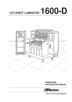 CUT-SHEET LAMINATOR 1600-D