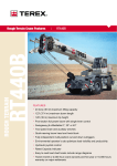 RT440B - Crane & Machinery