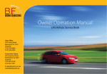 Owner Operation Manual