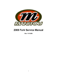 2008 Fork Service Manual